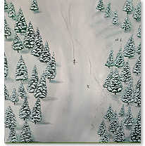Skifahrende